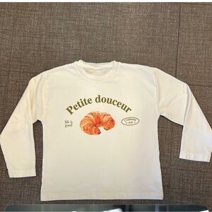 Zara Petite Douceur Kids Long Sleeve Shirt - White 9/10